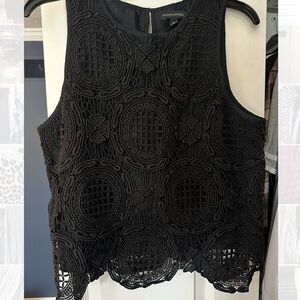 BR black tank crochet